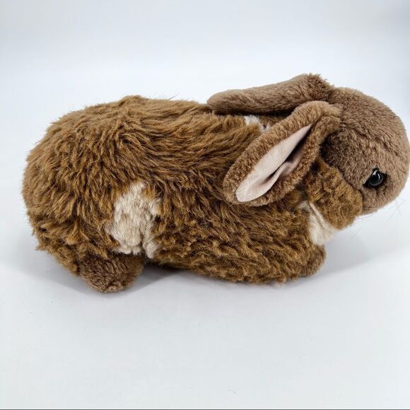 VINTAGE America Wego 15” Natural Lay‎ Down Bunny 1980s 80s - Picture 2 of 7